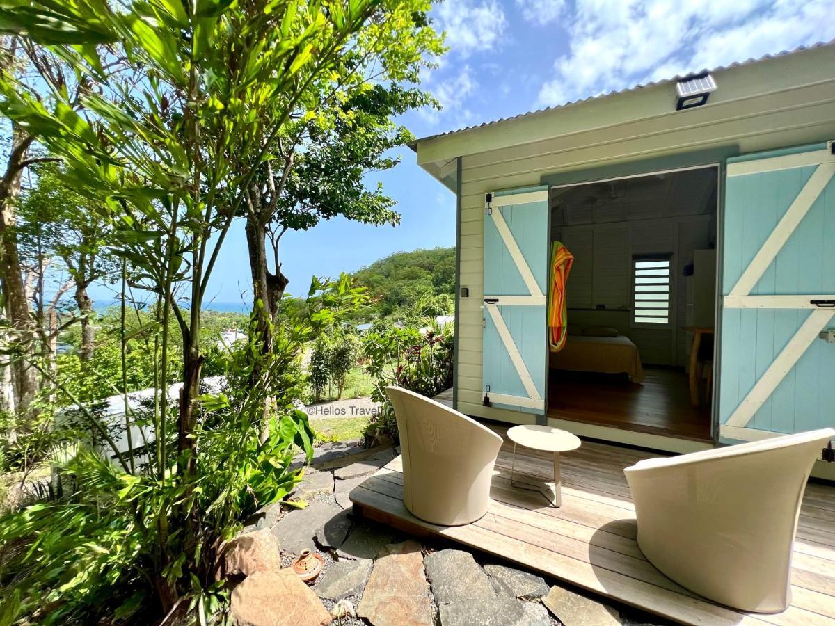 Le Surf Lodge, Chambre Avec Vue Mer Dans Un Ecrin De Verdure Deshaies Zewnętrze zdjęcie